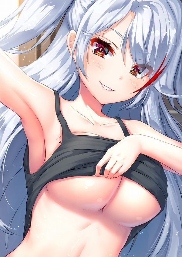 2D erotic image of a girl who has lower breasts that she wants to scoop out unintentionally 21