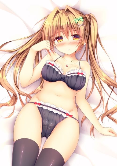 【Secondary erotic】 Here is an erotic image of a girl wearing cute underwear and swimsuit with frills 31