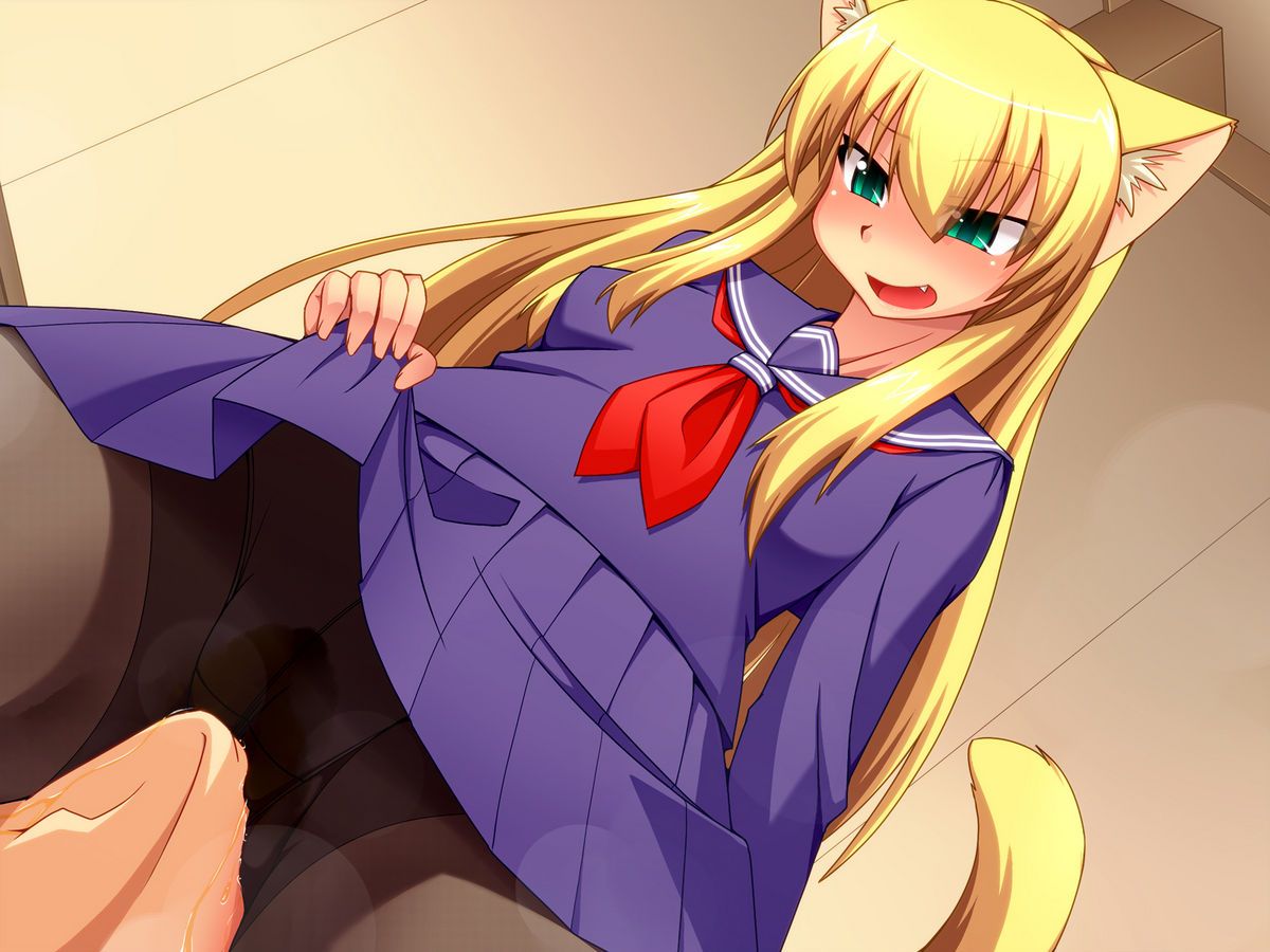 【Secondary】Erotic image of girl's peeing while ringing throat 25