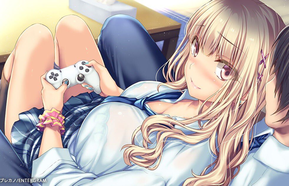 PS4 / switch version [love of a gal starting from a kiss] Echi gal of uniform that erotic bra is transparent! 1