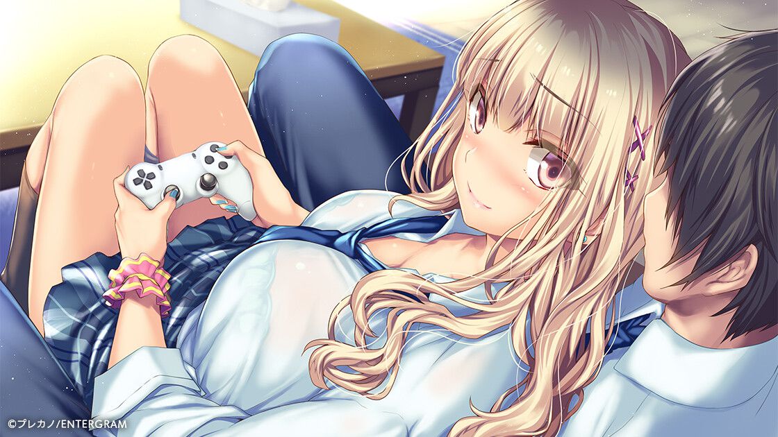 PS4 / switch version [love of a gal starting from a kiss] Echi gal of uniform that erotic bra is transparent! 9