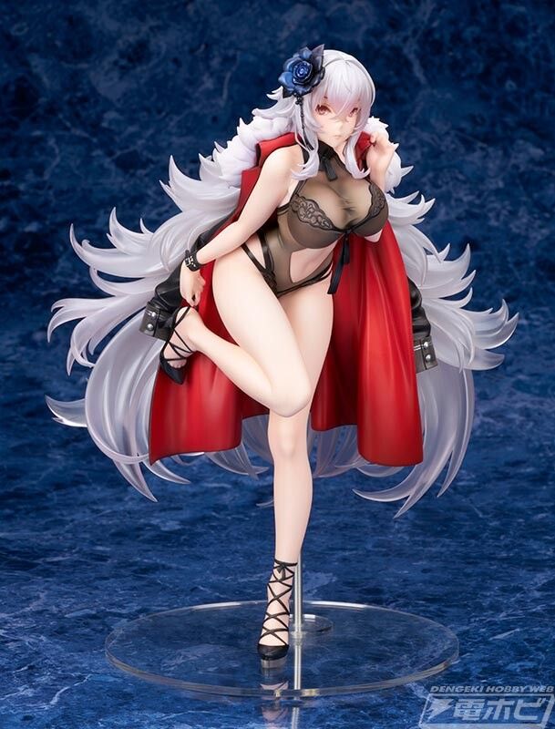 [Azur Lane] Graf Zeppelin's erotic skate and whip swimwear erotic figure! 13