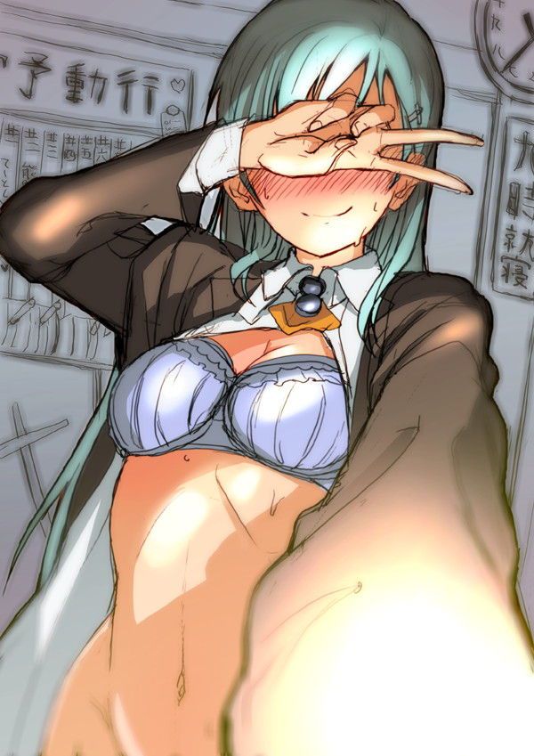 [Secondary erotic] Post on SNS?! Here is the erotic image of a girl taking a selfie of a lewd figure 12