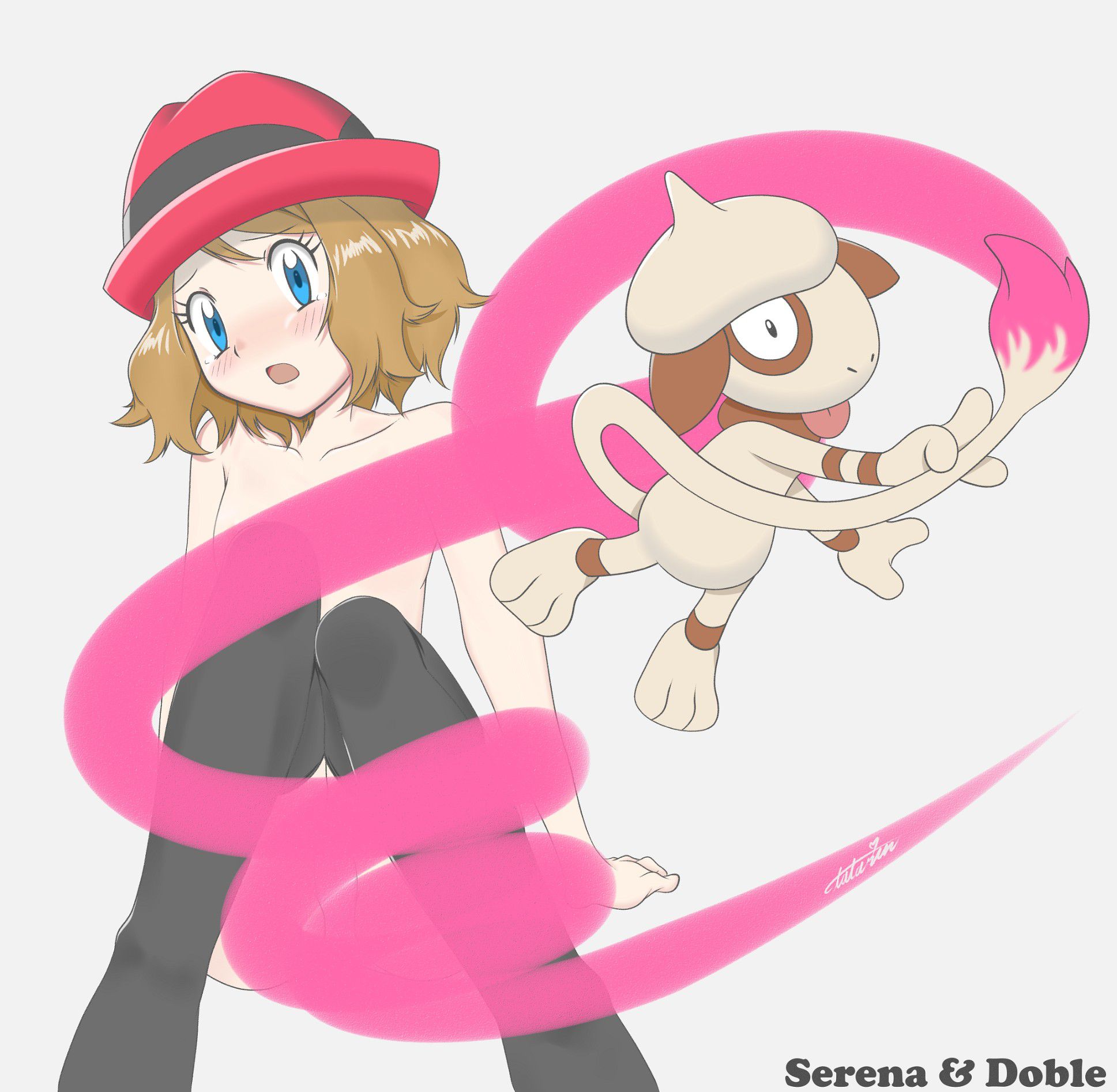 【Pocket Monsters】Erotic image that sticks through with Serena's etch 6