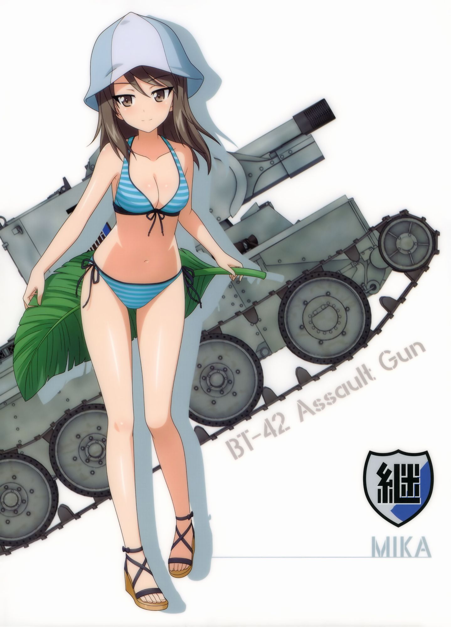 【Erotic Image】Mika's character image that you want to refer to the erotic cosplay of Girls &amp; Panzer 17