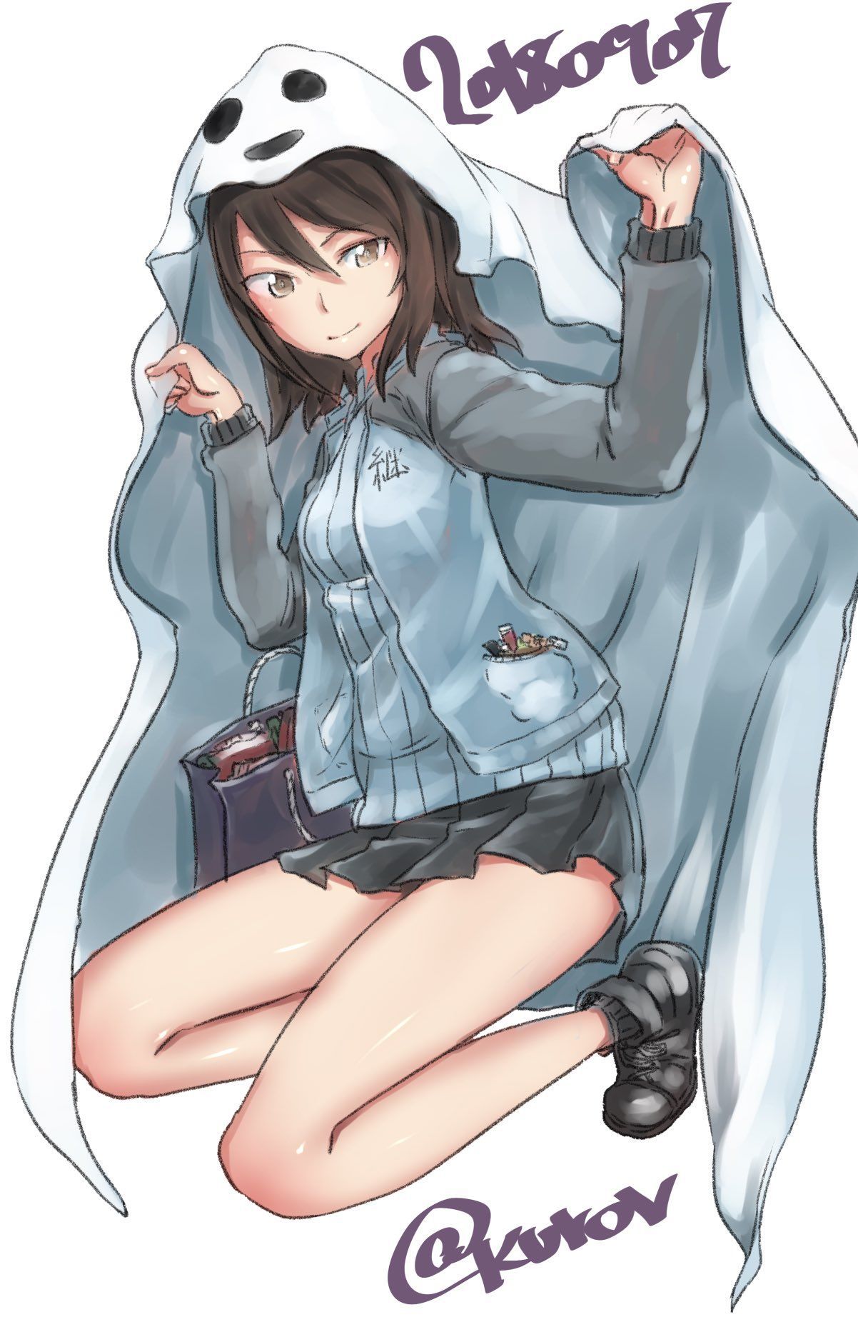 【Erotic Image】Mika's character image that you want to refer to the erotic cosplay of Girls &amp; Panzer 24