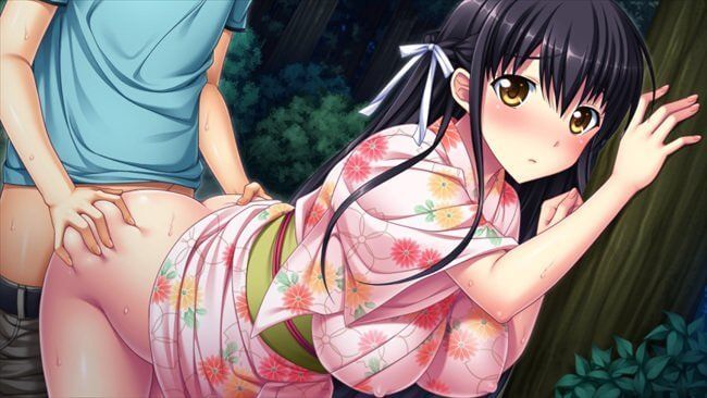 Erotic anime summary Beautiful girls who seem to be comfortable being poked by gangan in the back [35 photos] 4