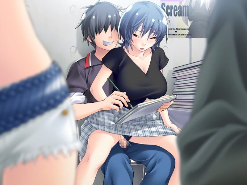 Secondary erotic erotic image of a lewd girl who is stealing and having sex 12