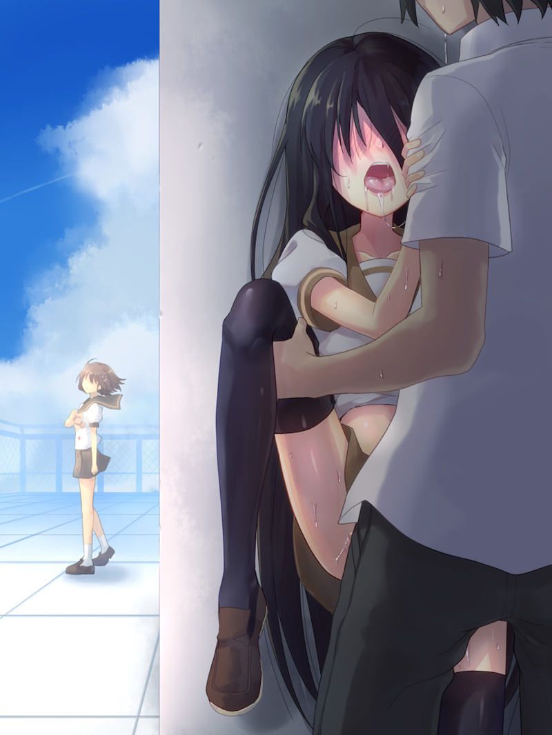 Secondary erotic erotic image of a lewd girl who is stealing and having sex 31