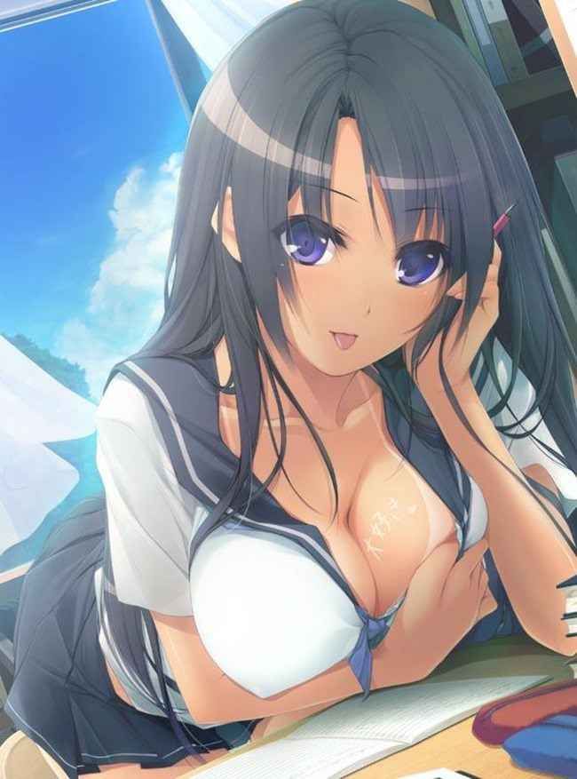 Erotic anime summary Please see the appearance without hail of busty uniform beautiful girls [50 sheets] 47