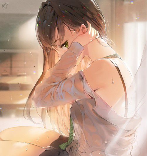 【Secondary erotic】 Here is the erotic image of a wet sheer girl whose underwear and other things are transparent and visible 10