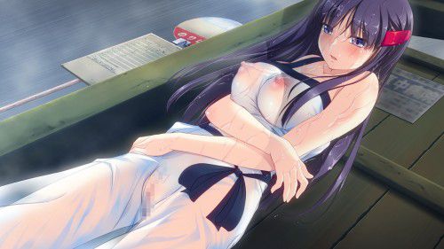 【Secondary erotic】 Here is the erotic image of a wet sheer girl whose underwear and other things are transparent and visible 3