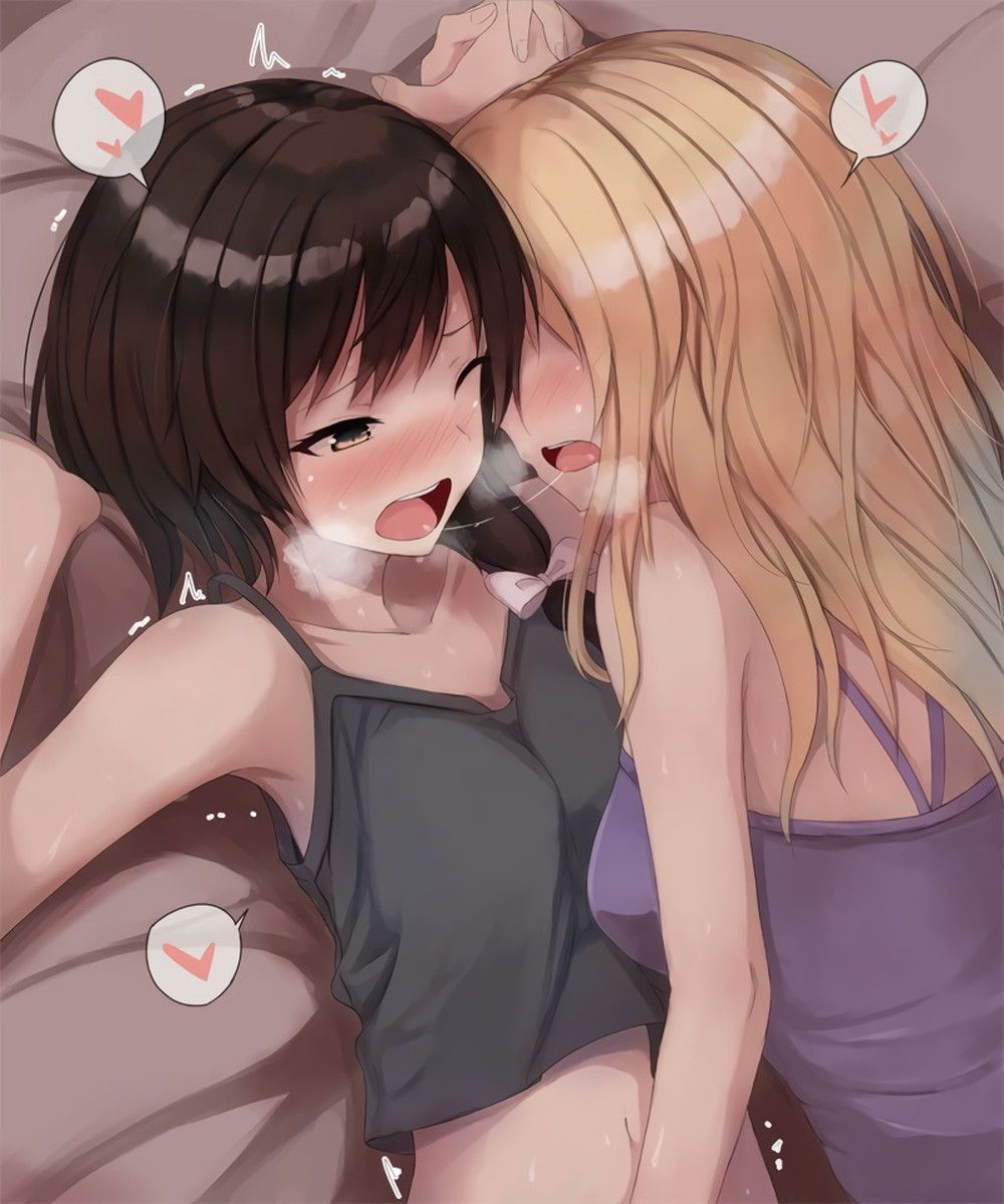 Girls are better than each other, right? Two-dimensional erotic image that seems to start yuri sex or 20