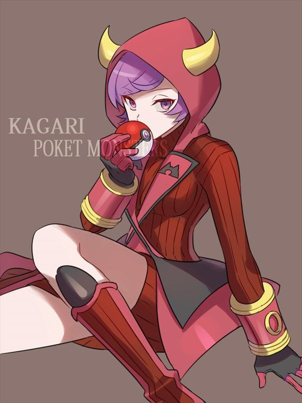 Erotic images of Kagari's desperately sexy pose! 【Pokémon】 6