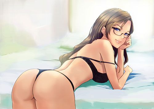 Erotic anime summary Beautiful girls wearing erotic T-backs that bite into the ass [secondary erotic] 7