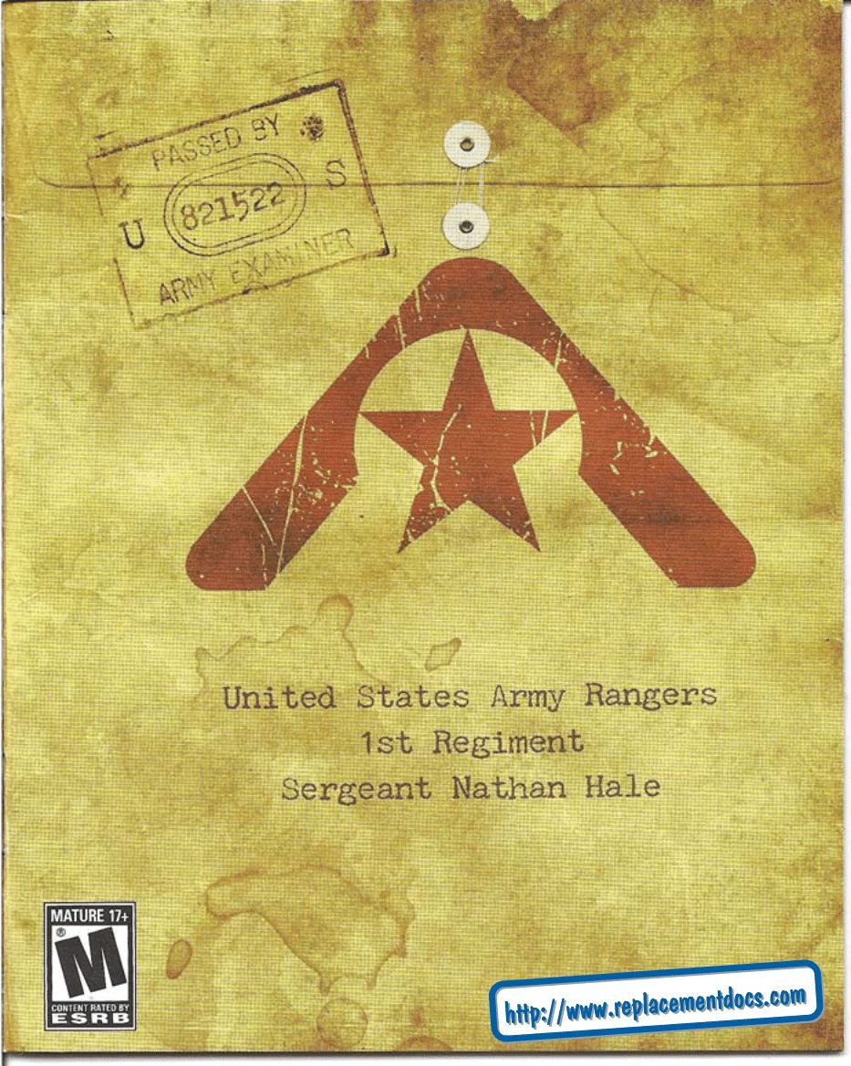 Resistance Fall of Man (PlayStation 3) Game Manual 1
