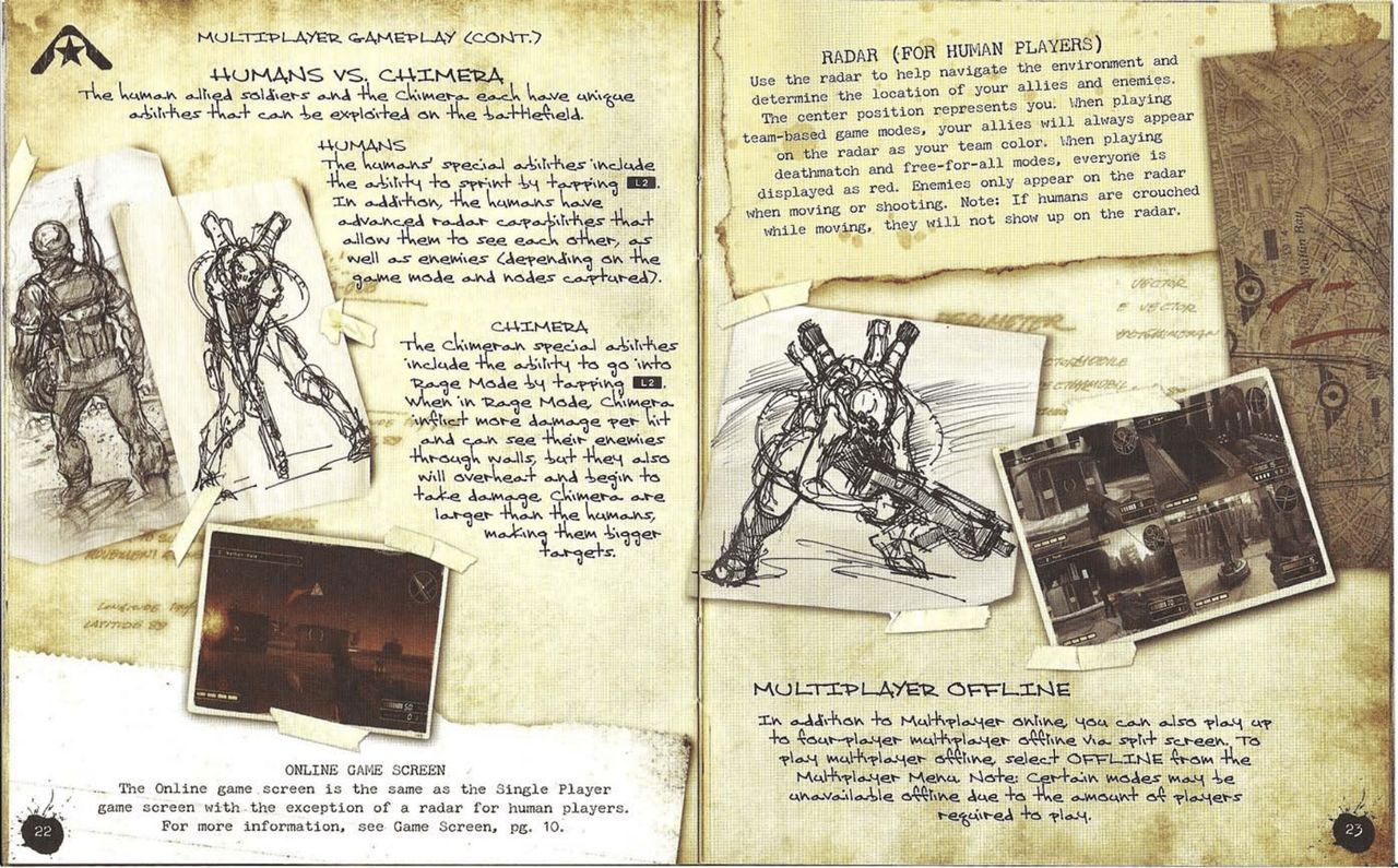 Resistance Fall of Man (PlayStation 3) Game Manual 12