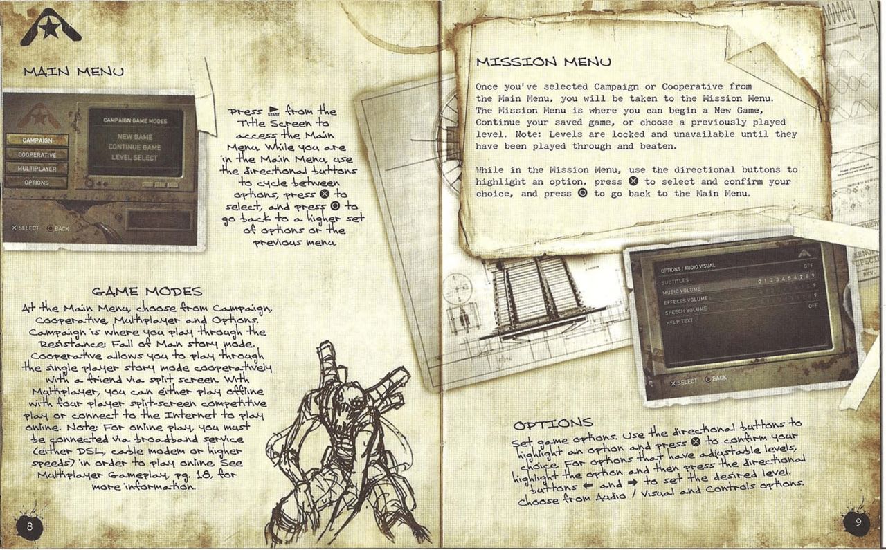 Resistance Fall of Man (PlayStation 3) Game Manual 5