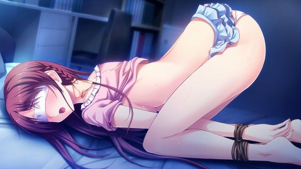 【Secondary erotic】 Here is the erotic image of a girl who is doing naughty things while sensitivity is increasing with blindfolds 7