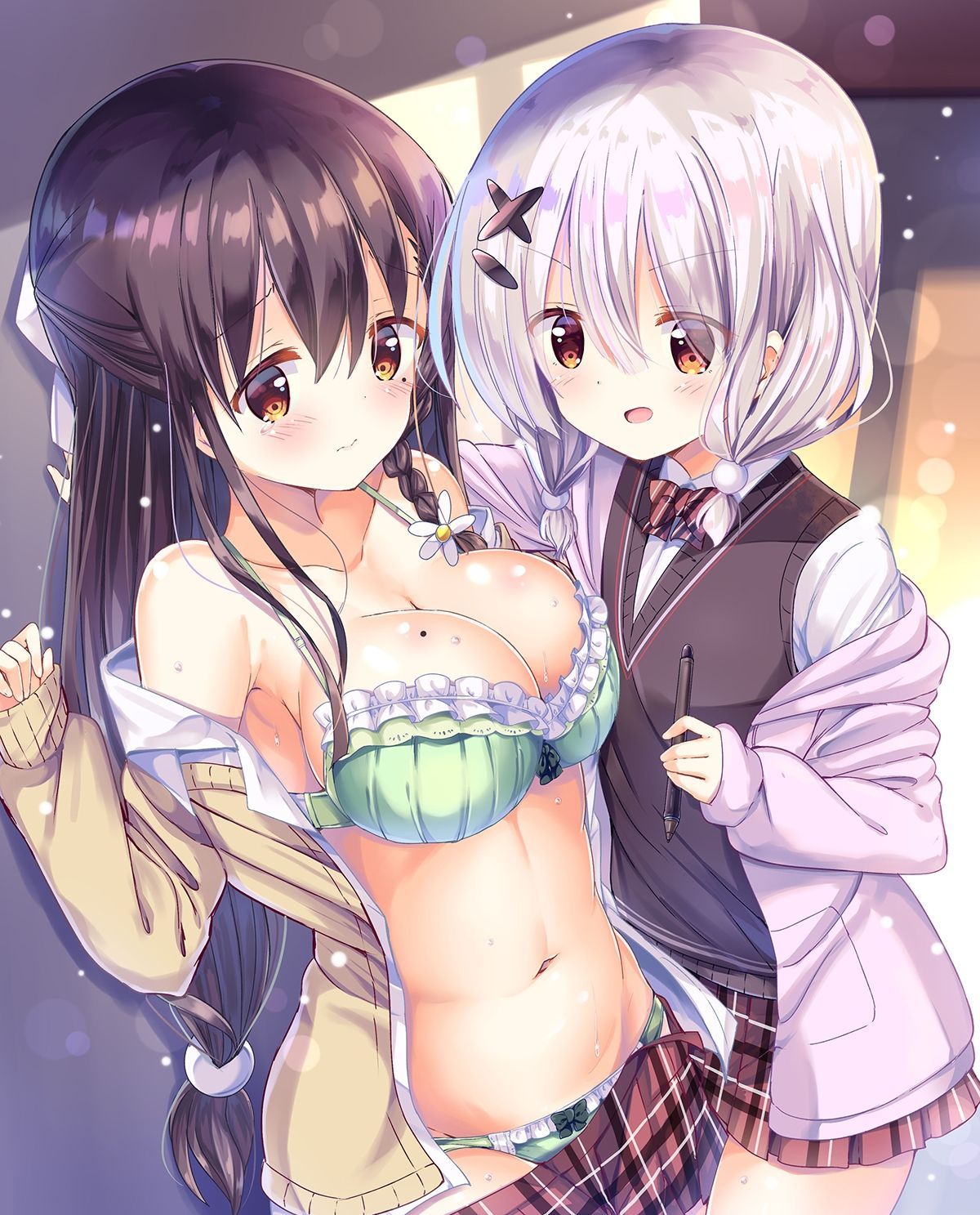 Erotic anime summary underwear is green beautiful girls [secondary erotic] 9