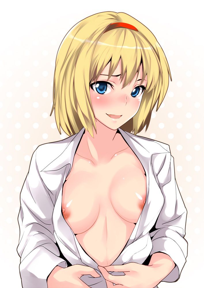 Alice's erotic secondary erotic images are full of boobs! 【Tougata Project】 2