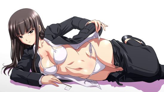 [Secondary Erotic] Girls &amp; Panzer Garpan Nishizumi Shiho Iemoto Erotic Image Summary [30 Sheets] 21