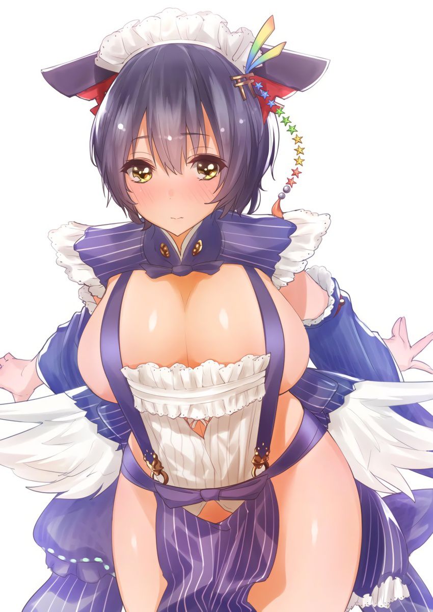 I and I both want to hire such a cute and big maid and secross every day! 23