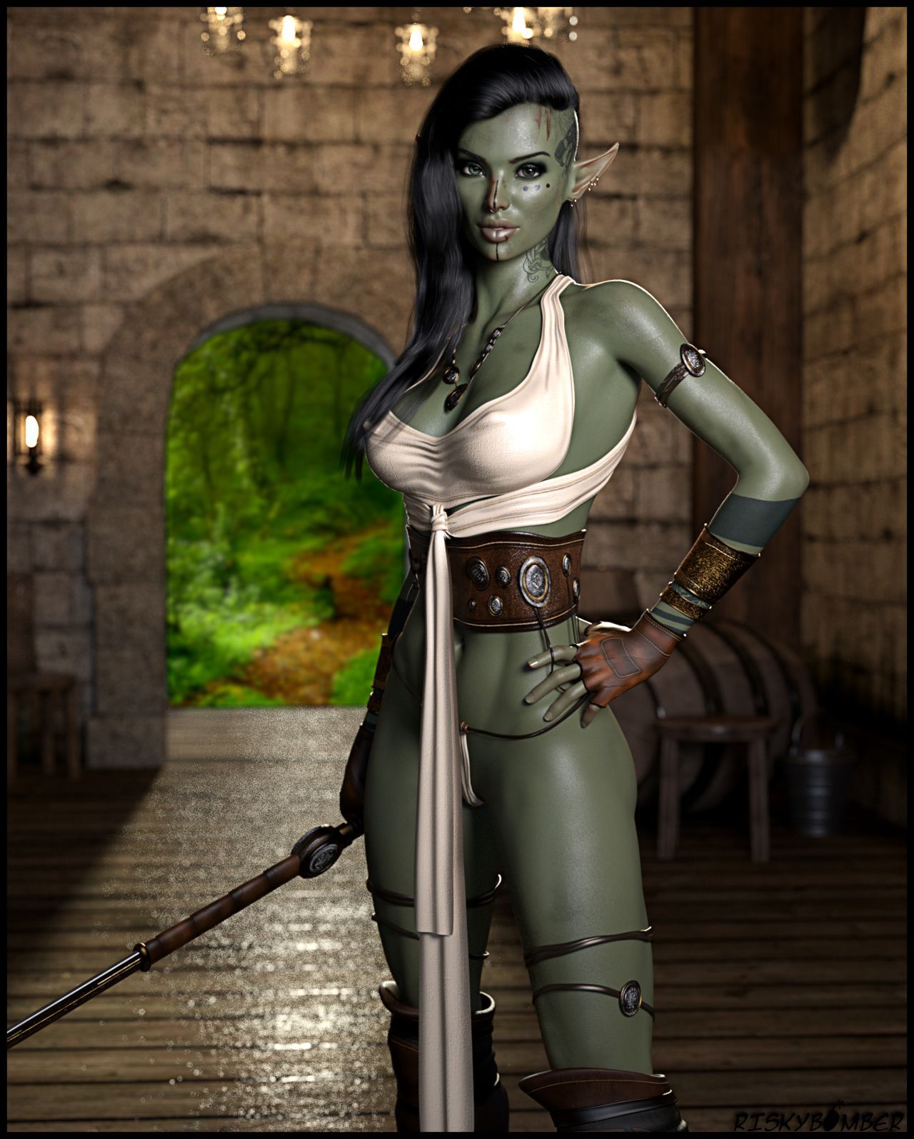 Riskybomber - Orc Huntress 18