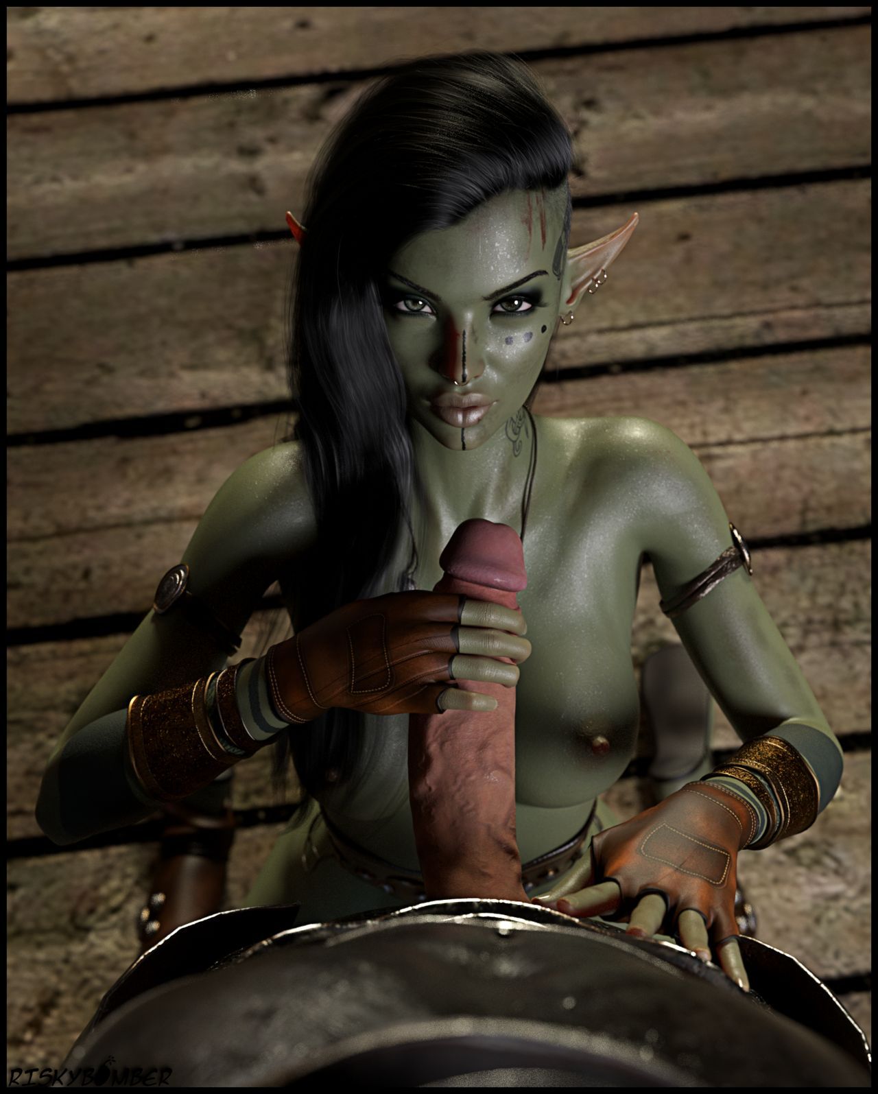 Riskybomber - Orc Huntress 6