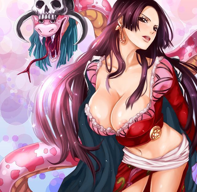 【One Piece】Boa Hancock's hentai secondary erotic image summary 14