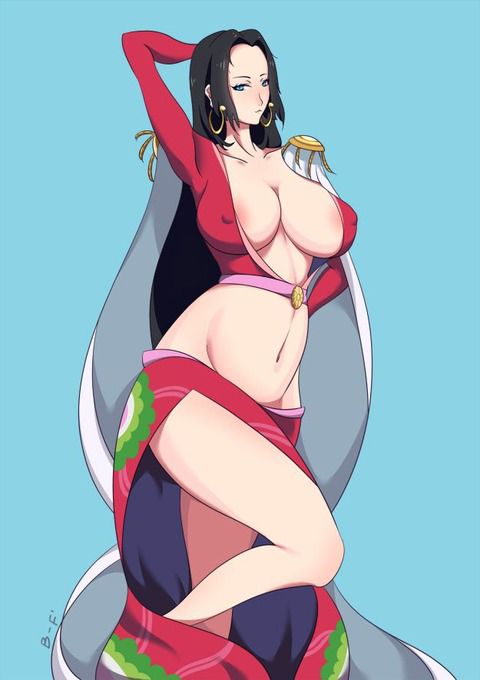 【One Piece】Boa Hancock's hentai secondary erotic image summary 8
