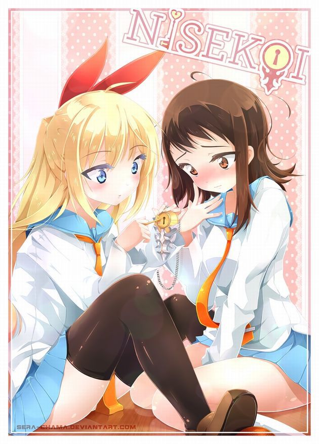 Nisekoi Kosaki Onodera's unprotected and too erotic secondary echi image summary 5