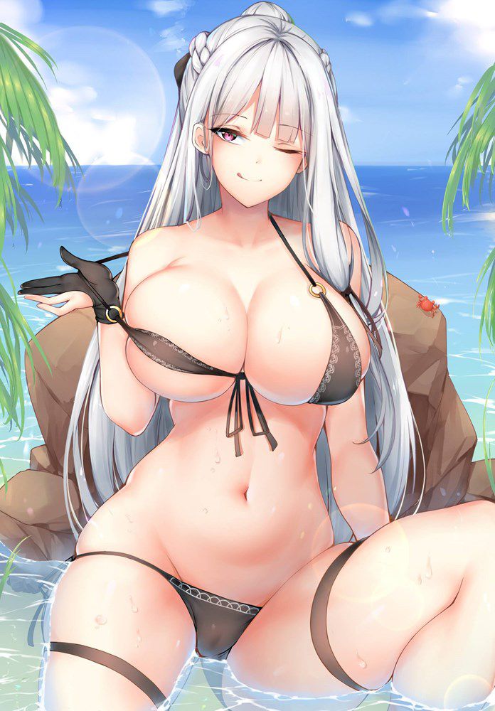 Please take an erotic image of silver hair! 9