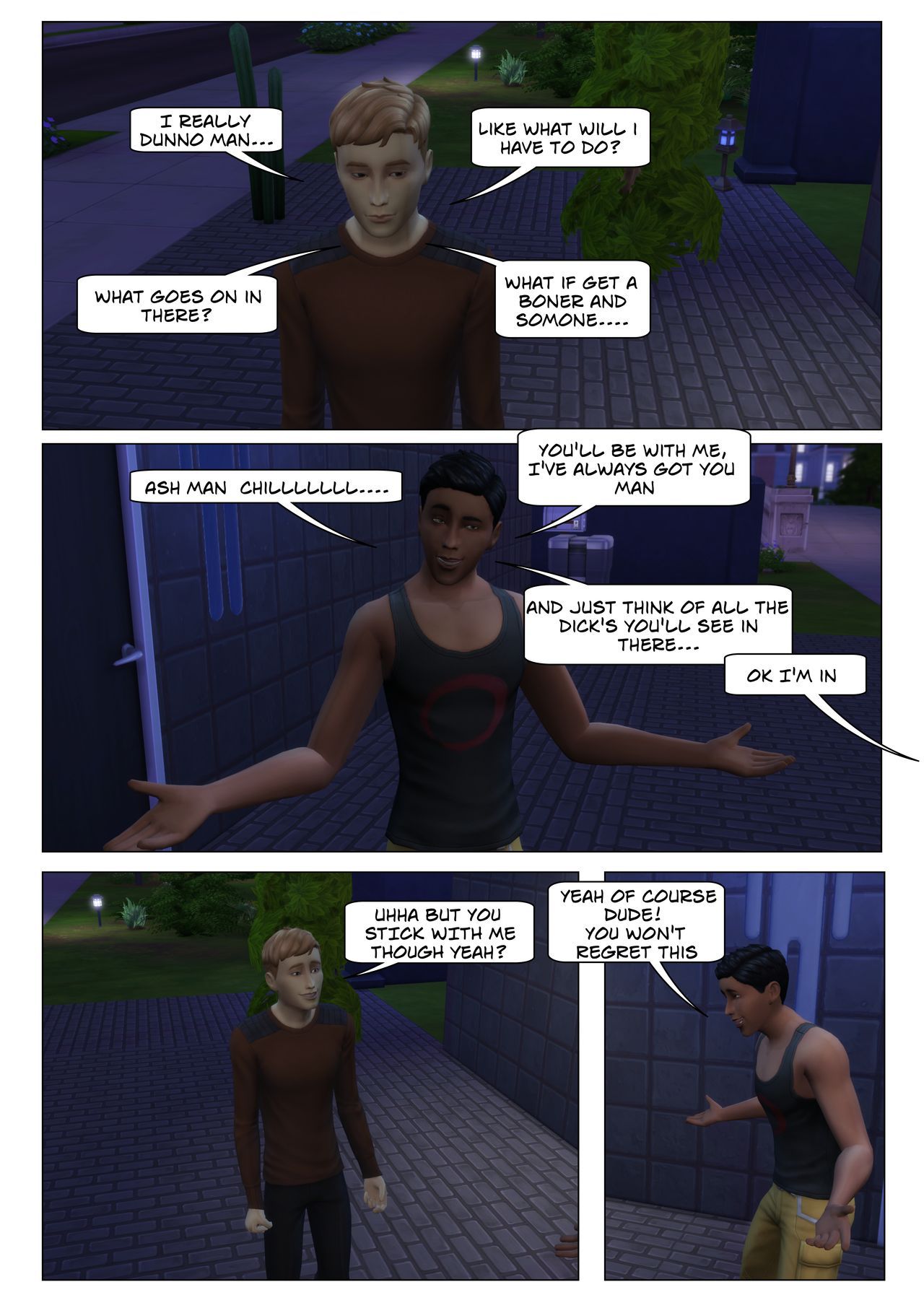 (ENG) Orion sauna series part 1 (gay sims stories) 2