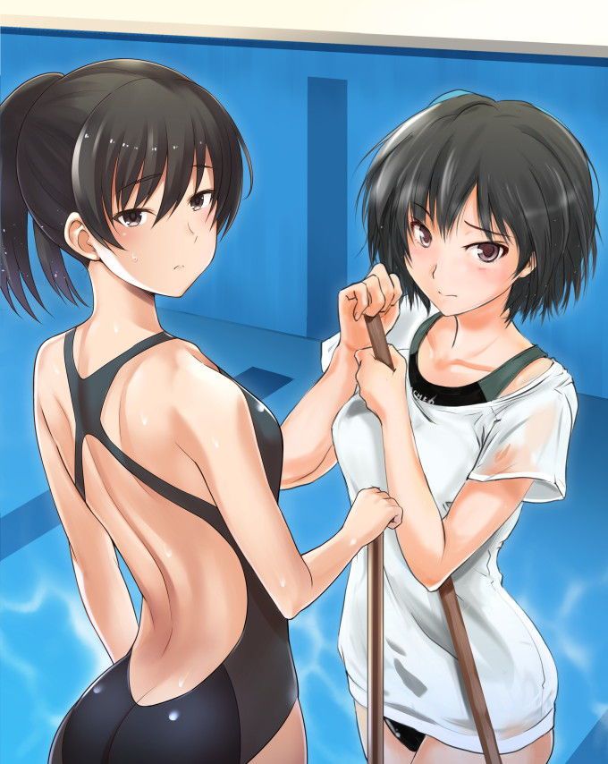 Erotic image summary that comes out of the swimming swimsuit! 18