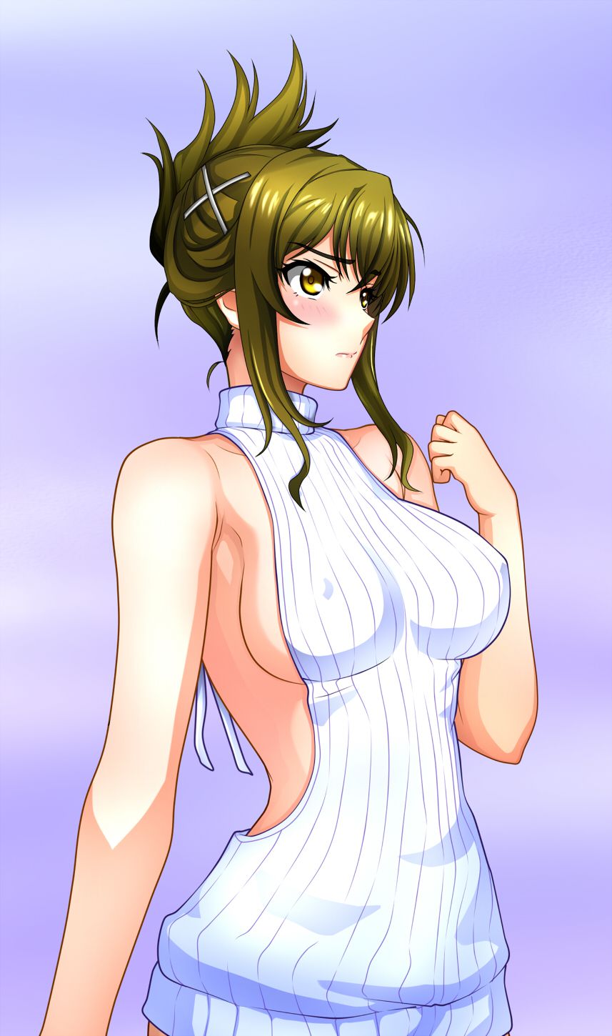 Erotic anime summary Beautiful girls who seduce with a beautiful naked sweater [50 sheets] 5