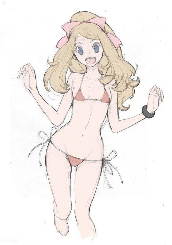 [Pocket Monsters] immediately pull out with the erotic image that I want to suck at Serena's tightly! 28