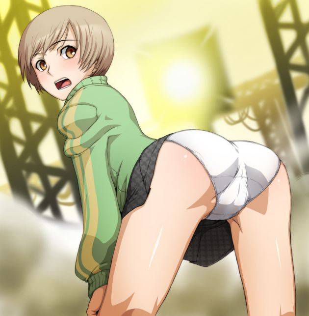 【Persona erotic manga】 Immediately pull out in Chie Satonaka's service S ● X! - Saddle! 5