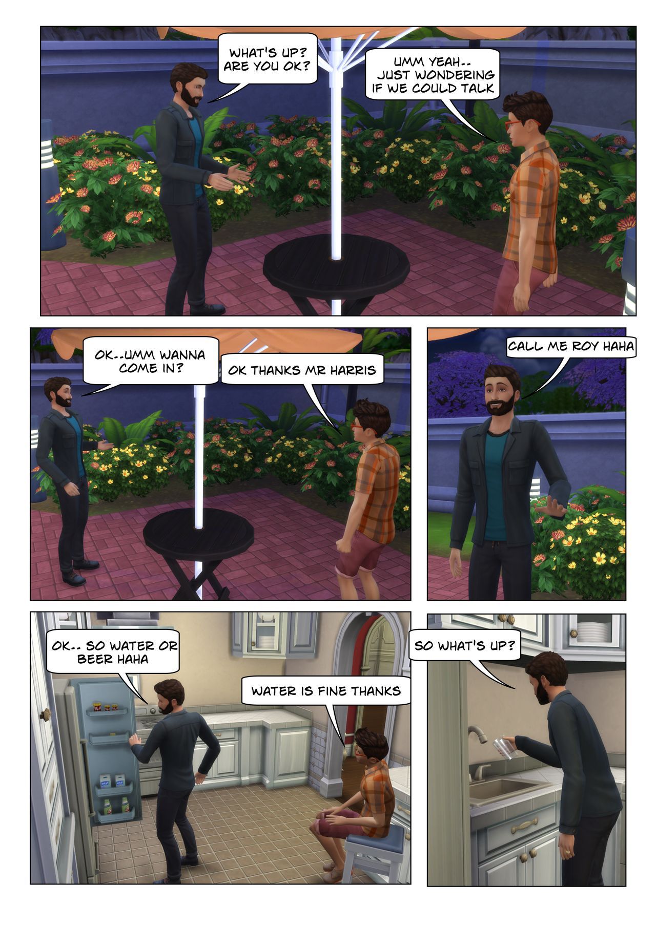 (ENG) Cousins comic part 4 (gay sims stories) 2
