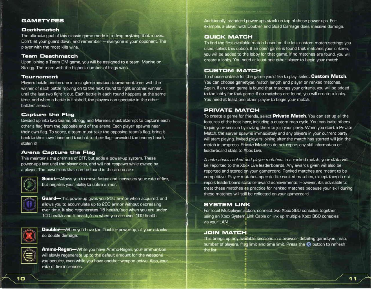 Quake 4 (Xbox 360) Game Manual 7