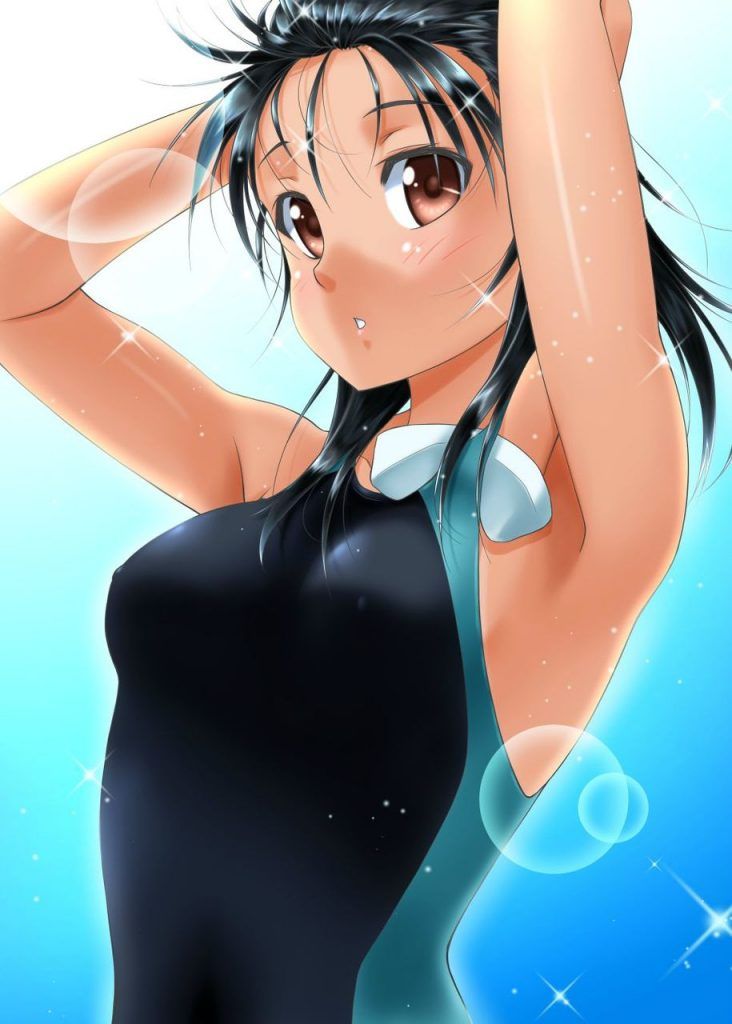 Cute 2D image of swimming swimsuit. 12