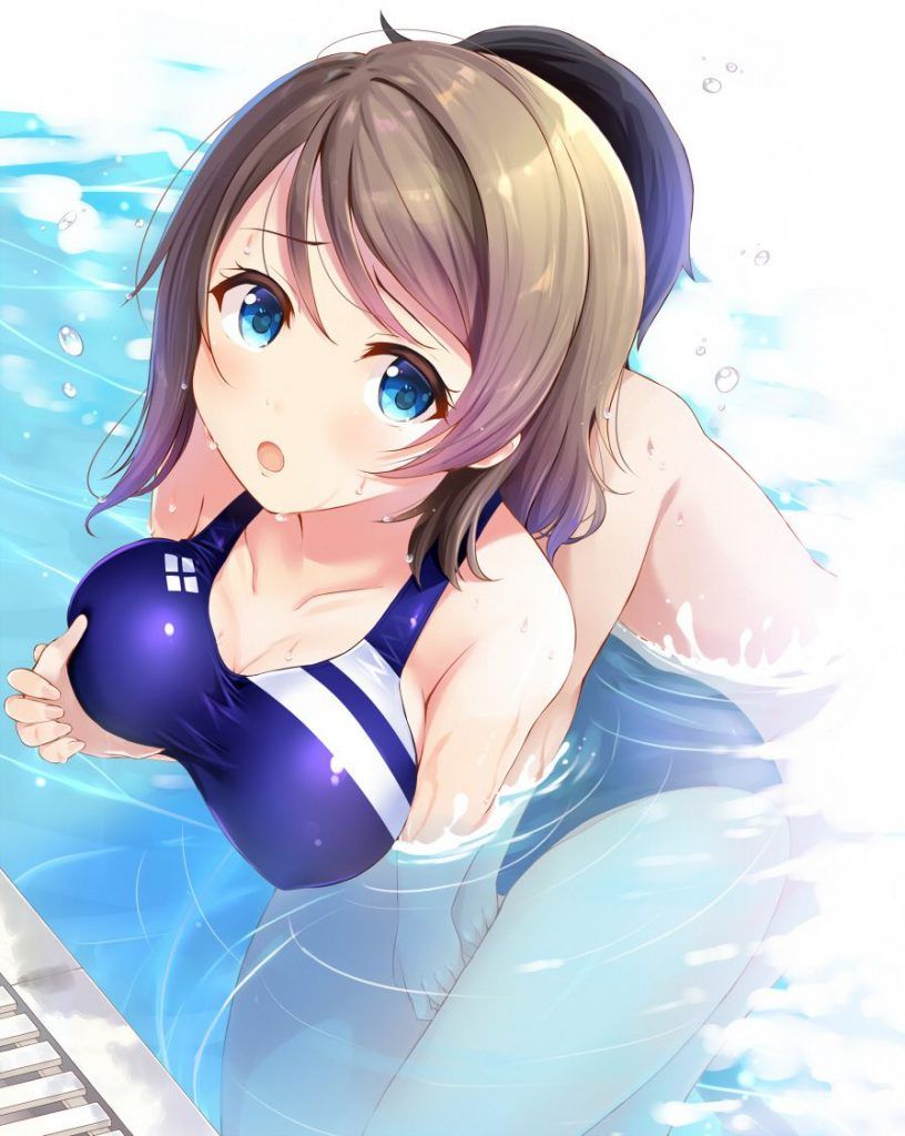 Cute 2D image of swimming swimsuit. 17