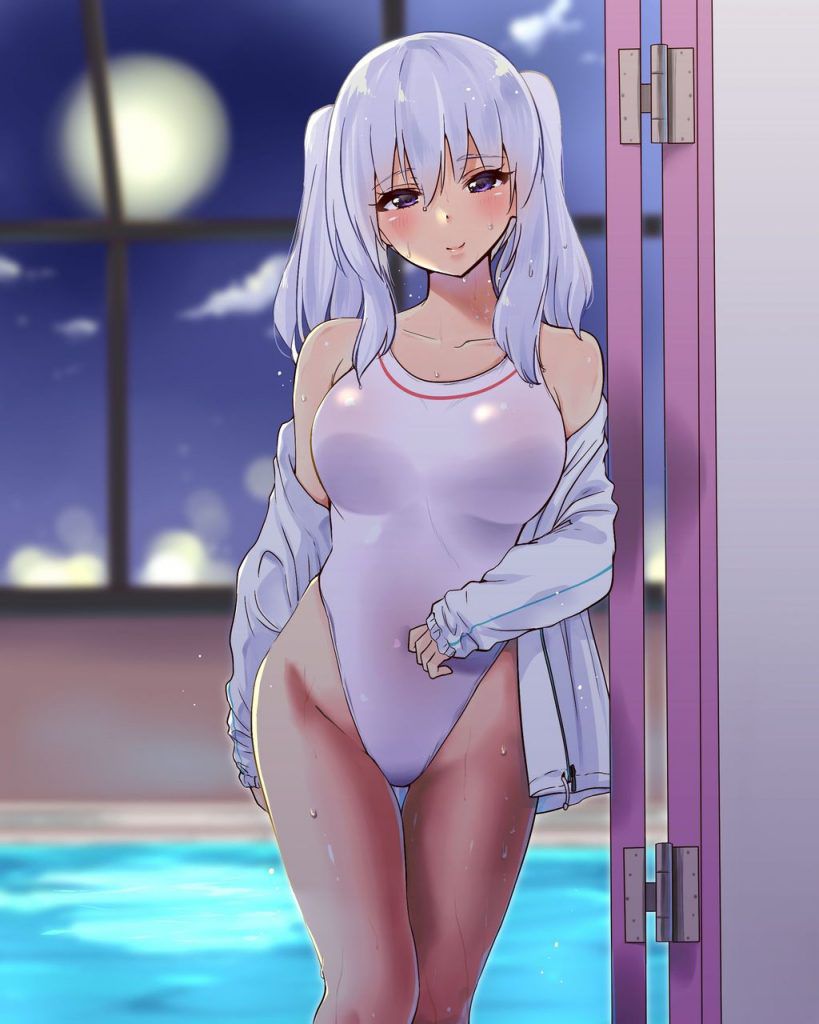 Cute 2D image of swimming swimsuit. 20