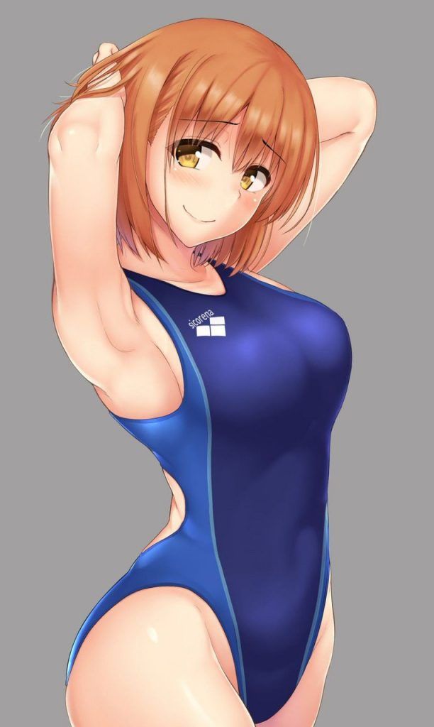 Cute 2D image of swimming swimsuit. 6