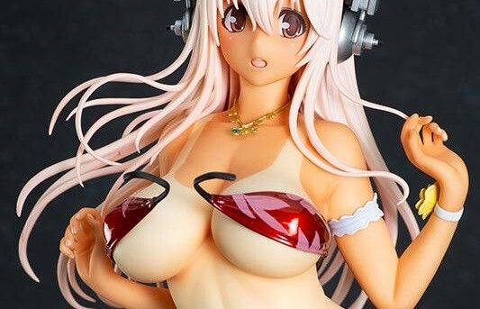 [Super Sonico] swimsuit is unraveled and the erotic sunburn trace version of the porori figure! 1