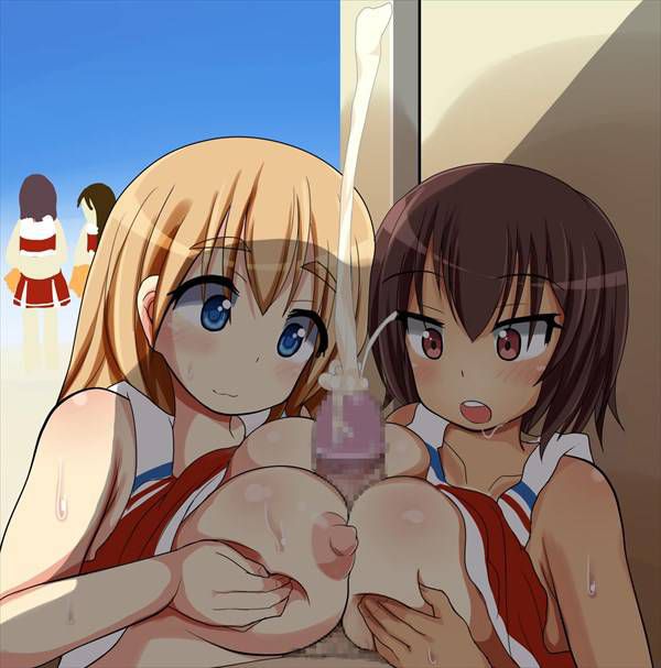 Erotic anime summary erotic image that is double at the same time by two girls [secondary erotic] 28
