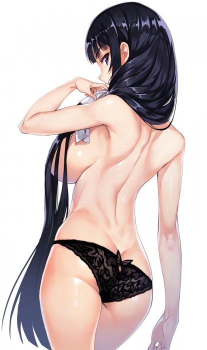Erotic anime summary aggressive beauty beautiful girls with only pants in the lower body [secondary erotic] 27