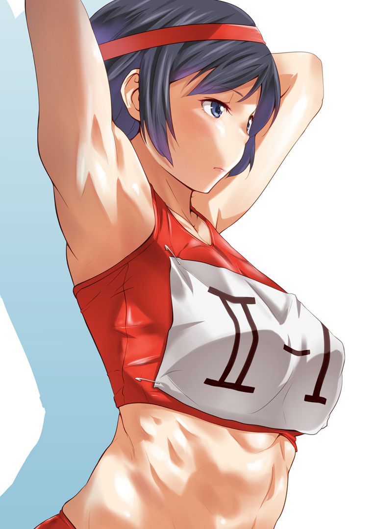 【Secondary erotic】 Here is an erotic image of a girl wearing sportswear and having a body conspicuous 9