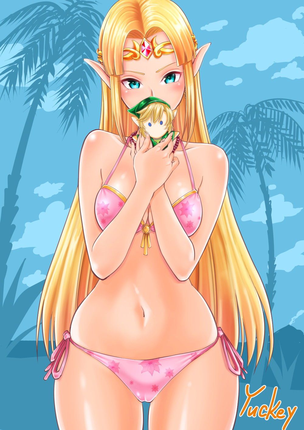 The legend of Zelda Imagines Princess Zelda masturbating and immediately pulls out secondary erotic images 4