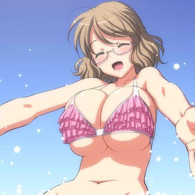Erotic anime summary Erotic image collection [40 sheets] that you can enjoy the unique Eros of glasses girls 10